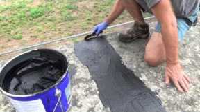 How to repair a roof leak