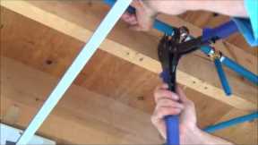 How to Install Pex Pipe Waterlines in Your Home.  Part 2. Plumbing Tips!