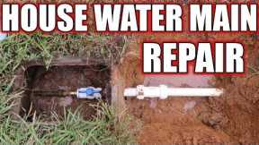 House water main pipe repair - Detailed video
