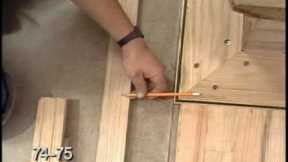 Hardwood Floor Racking, Nailing, Cutting and Fitting -  Laying Hardwood Floors Part 4 of 8