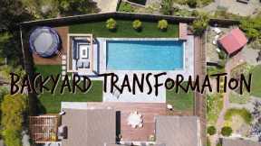 Backyard Transformation & Pool Construction Timelapse