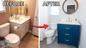 Easy Small Bathroom Remodel | DIY Makeover