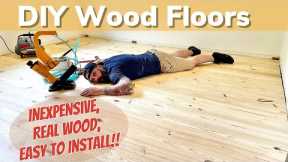 Lay Your Own Wood Floors || Installing Real Wood Floors