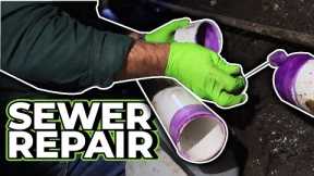 Watch Me Do an Under House Sewer Repair - Real Plumbing Jobs