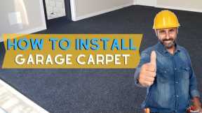 How to install garage carpet