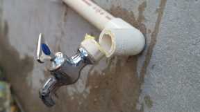 Many plumbers use this secret trick on how to repair a broken water pipe.