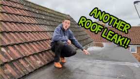 Flat Roof Leak!! Felt Roof Causing Wet Patch On Bedroom Ceiling. Easy Fix
