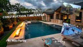 Coppell Family Pool Construction Time-Lapse by Mike Farley