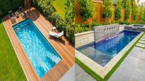 Backyard Swimming Pool Design |  Small Swimming Pool Ideas | Pool Landscape Garden Design