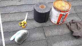 How to repair a leaky asphalt shingle roof