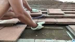 How To  Replace Concrete Roof Tile And Repair Leaks