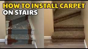 How to Install Carpet on Stairs | DIY