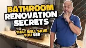 Bathroom Renovation Secrets to Success (Without Breaking the Bank!)