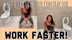 How to Make Your Contractor Work Faster|Hiring Contractors to Renovate Your Home|Design Build Sell