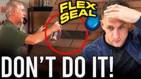 Roof repairs with Flex Seal: Please don't do it.