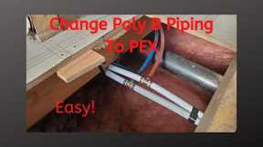 Change The Old Poly B Plumbing Pipes In Your Mobile Home To PEX : E052 / BC Renovation Magazine