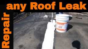 Use this Flat Roof Coating to Repair/Fix leaks| Extend EPDM Rubber Roof Life | SUPER SILICONE SEAL