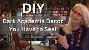 DIY Dark Academia Home Decor/English Library Decor Projects