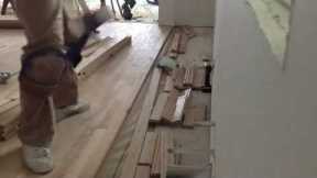 Hardwood Floor Racking and Installation Tips