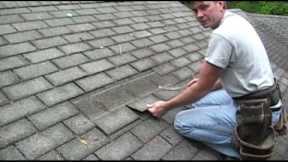 How to remove shingles to do a repair