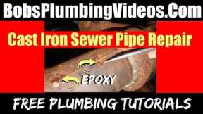 Cast Iron Sewer Pipe Repair Epoxy