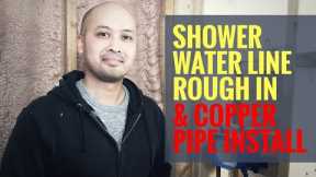 Plumbing basics - Shower water line rough in & copper pipe install