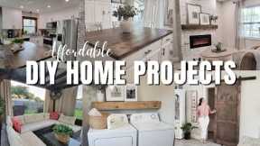 DIY HOME PROJECTS ON A BUDGET | DIY project updates | MY favorite affordable home projects !