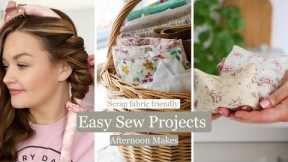 Easy sewing projects compilation! ( Scrap fabric friendly & perfect for beginners )  🧵