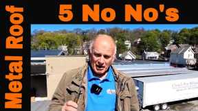 5 common mistakes to avoid when Repair Metal Roof leaks - Turbo Poly Seal