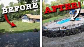 Creating a Backyard Oasis: Time Lapse of Pool Installation