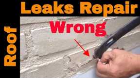 Flat Roof Leak Repair - Full details How to find leaks and Repair Any Roof leak
