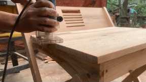Excellent Woodworking Ideas // How To Make A Simple But Super Beautiful And Convenient Study Table