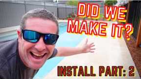 LIVE | Vman Vlog's - Narellan Fibreglass Pool Install - paving and tiling - but is it all done?!