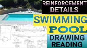 Swimming Pool reinforcement details|swimming pool design|Drawing reading in Civil engineering|