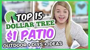 15 Genius DOLLAR TREE Outdoor DIYS + Patio Decor Ideas (incredible DIYS and HACKS!) 2023