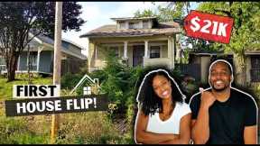We’re FLIPPING A HOUSE for the first time! | How we bought this house for only $21,000 cash