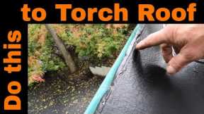 Save your Torch Down Flat Roof from leaking by doing this 1 thing