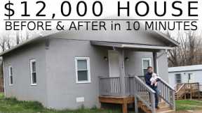 $12,000 HOUSE - One Man Renovation