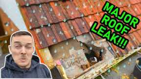 Major Roof Leak Repair!! DIY Roofing In Heavy Rain A Good Idea?!