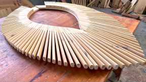 How To Make Wooden Angel Wings Chair // Incedible Creative Woodworking Project You Have Never Seen