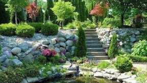 Modern Garden Design Ideas | Relaxing with rain sound #landscape #garden #home #sound #relaxing