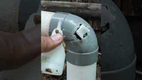 Brilliant Tricks to Repair PVC Pipes #shorts #pipepvc #plumbing