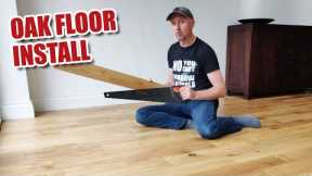 How I fit ENGINEERED OAK wood flooring - floating floor method