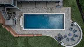 Installing a fiberglass pool and paver patio from start to finish (Derby City Pools)