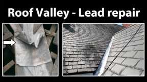 How to Repair a Lead Roof Valley