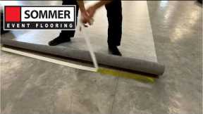 How to install carpet with double sided tape | Sommer Event Flooring
