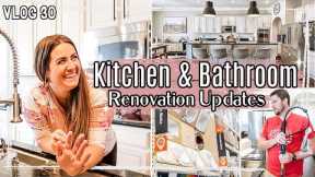 VLOG 30 | KITCHEN RENOVATION & BATHROOM MAKEOVER UPDATES :: House Projects Behind the Scenes