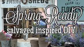 SPRING INSPIRED | SALVAGED | OUTDOOR DECOR | DIY PROJECTS