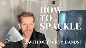 Renovating an abandoned Tiny House #86: How to spackle - without dirty hands!