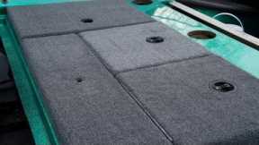 Bass Boat Carpet Replacement - How To - Part II - Storage Compartment Lids